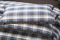 Earth Fantasy Brown Tartan Bedding Stripes And Plaids Bedding Luxury Bedding