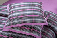 Euro Style Purple Tartan Bedding Stripes And Plaids Bedding Luxury Bedding