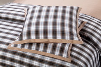 Life Style Beige Tartan Bedding Stripes And Plaids Bedding Luxury Bedding