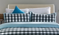 The Forest Cyan Tartan Bedding Stripes And Plaids Bedding Luxury Bedding