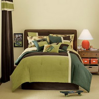 Green Green Duvet Cover Set Luxury Bedding