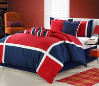 Us Impression Red Duvet Cover Set Luxury Bedding