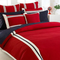 Eaton Red Luxury Bedding Quality Bedding