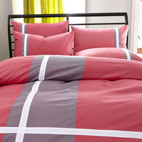 Relaxed And Happy Pink Modern Bedding College Dorm Bedding