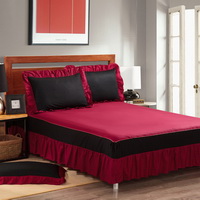 Black And Red Modern Bedding Cotton Bedding