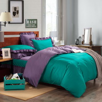 Cyan And Purple Modern Bedding Cotton Bedding