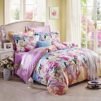 Flower Sea Purple Modern Bedding 2014 Duvet Cover Set