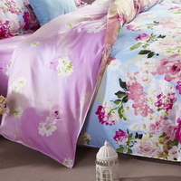 Flower Sea Purple Modern Bedding 2014 Duvet Cover Set