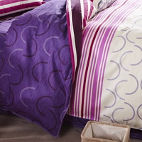 Orlando Amorous Feelings Purple Modern Bedding 2014 Duvet Cover Set