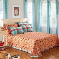 Mysterious Barcelona Orange Cotton Bedding 2014 Duvet Cover Set