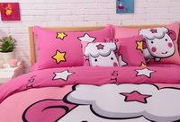 Aries Pink Duvet Cover Set Star Sign Bedding Kids Bedding