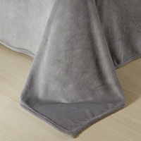 Lilac And Silver Gray Flannel Bedding Winter Bedding