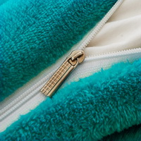 Ocean Blue Flannel Bedding Winter Bedding