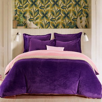Purple And Pink Flannel Bedding Winter Bedding