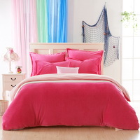 Rose And Pink Flannel Bedding Winter Bedding
