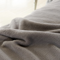 Silver Gray Flannel Bedding Winter Bedding