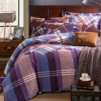 Cassie Purple Tartan Bedding Stripes And Plaids Bedding Teen Bedding