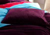 Love Magician Purple Velvet Bedding Modern Bedding Winter Bedding