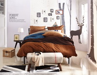 Perfect Love Coffee Velvet Bedding Modern Bedding Winter Bedding