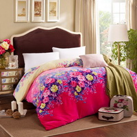 Alice Rose Flowers Bedding Flannel Bedding Girls Bedding