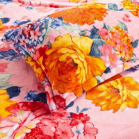 Flowers Language Pink Flowers Bedding Flannel Bedding Girls Bedding