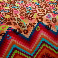Cheetah Print Leopard Print Coffee Style Bedding Flannel Bedding Girls Bedding
