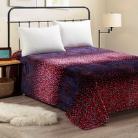 Stippling Purple Style Bedding Flannel Bedding Girls Bedding