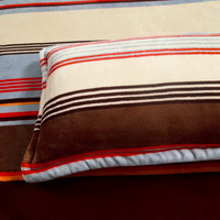 Stripes Coffee Style Bedding Flannel Bedding Girls Bedding