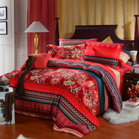 Her Dream Red Bedding Modern Bedding Cotton Bedding Gift Idea
