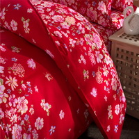 Lydia Manor Red Bedding Modern Bedding Cotton Bedding Gift Idea
