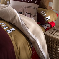 Miss Meow Multi Bedding Modern Bedding Cotton Bedding Gift Idea