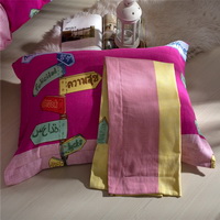 Next Stop Pink Bedding Modern Bedding Cotton Bedding Gift Idea