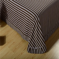 Stripes Coffee Bedding Modern Bedding Cotton Bedding Gift Idea
