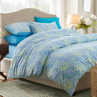 Griffith Blue Egyptian Cotton Bedding Luxury Bedding Duvet Cover Set