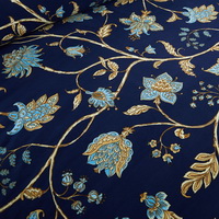 Sofia Blue Egyptian Cotton Bedding Luxury Bedding Duvet Cover Set