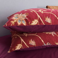 Sofia Red Egyptian Cotton Bedding Luxury Bedding Duvet Cover Set