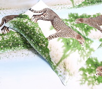Gift Ideas Cheetah Green Bedding Sets Teen Bedding Dorm Bedding Duvet Cover Sets 3D Bedding Animal Print Bedding