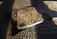 Gift Ideas Leopard Black Bedding Sets Teen Bedding Dorm Bedding Duvet Cover Sets 3D Bedding Animal Print Bedding