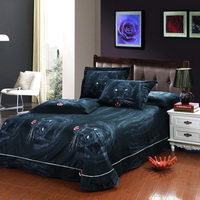Gift Ideas Panther Black Bedding Sets Teen Bedding Dorm Bedding Duvet Cover Sets 3D Bedding Animal Print Bedding