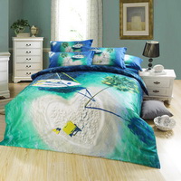 Island Green Bedding Sets Duvet Cover Sets Teen Bedding Dorm Bedding 3D Bedding Landscape Bedding Gift Ideas