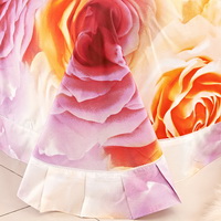 Roses Orange Bedding Sets Duvet Cover Sets Teen Bedding Dorm Bedding 3D Bedding Floral Bedding Gift Ideas