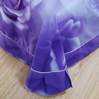 Roses Violet Bedding Sets Duvet Cover Sets Teen Bedding Dorm Bedding 3D Bedding Floral Bedding Gift Ideas
