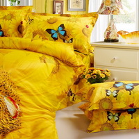 Sunflowers Yellow Bedding Sets Duvet Cover Sets Teen Bedding Dorm Bedding 3D Bedding Floral Bedding Gift Ideas