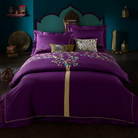 Happy Tree Purple Bedding Girls Bedding Teen Bedding Luxury Bedding