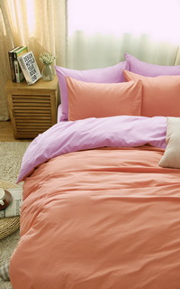 Polka Dots Flowers Orange Bedding Girls Bedding Teen Bedding Kids Bedding