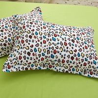 Leopard Print Green Bedding Kids Bedding Teen Bedding Dorm Bedding Gift Idea