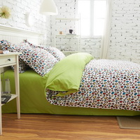 Leopard Print Green Bedding Kids Bedding Teen Bedding Dorm Bedding Gift Idea