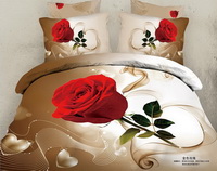 Golden Rose Red Bedding Rose Bedding Floral Bedding Flowers Bedding
