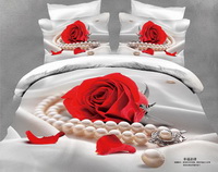 Happy Rhythm Red Bedding Rose Bedding Floral Bedding Flowers Bedding