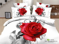 Romantic Rose Red Bedding Rose Bedding Floral Bedding Flowers Bedding